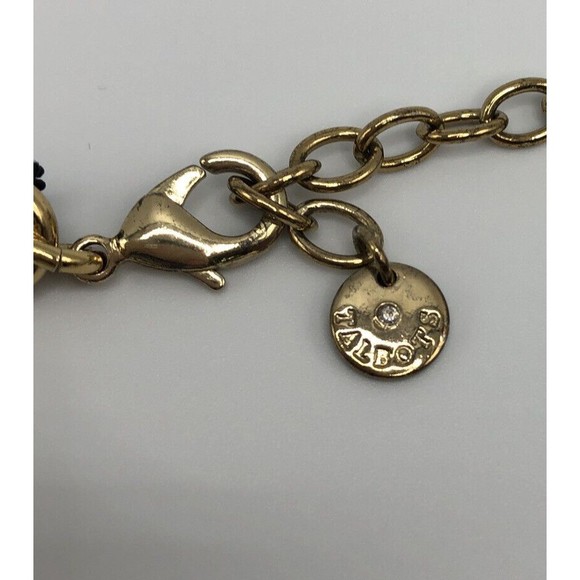 Talbots Signed Fabric Floral Statement Necklace - Picture 2 of 4